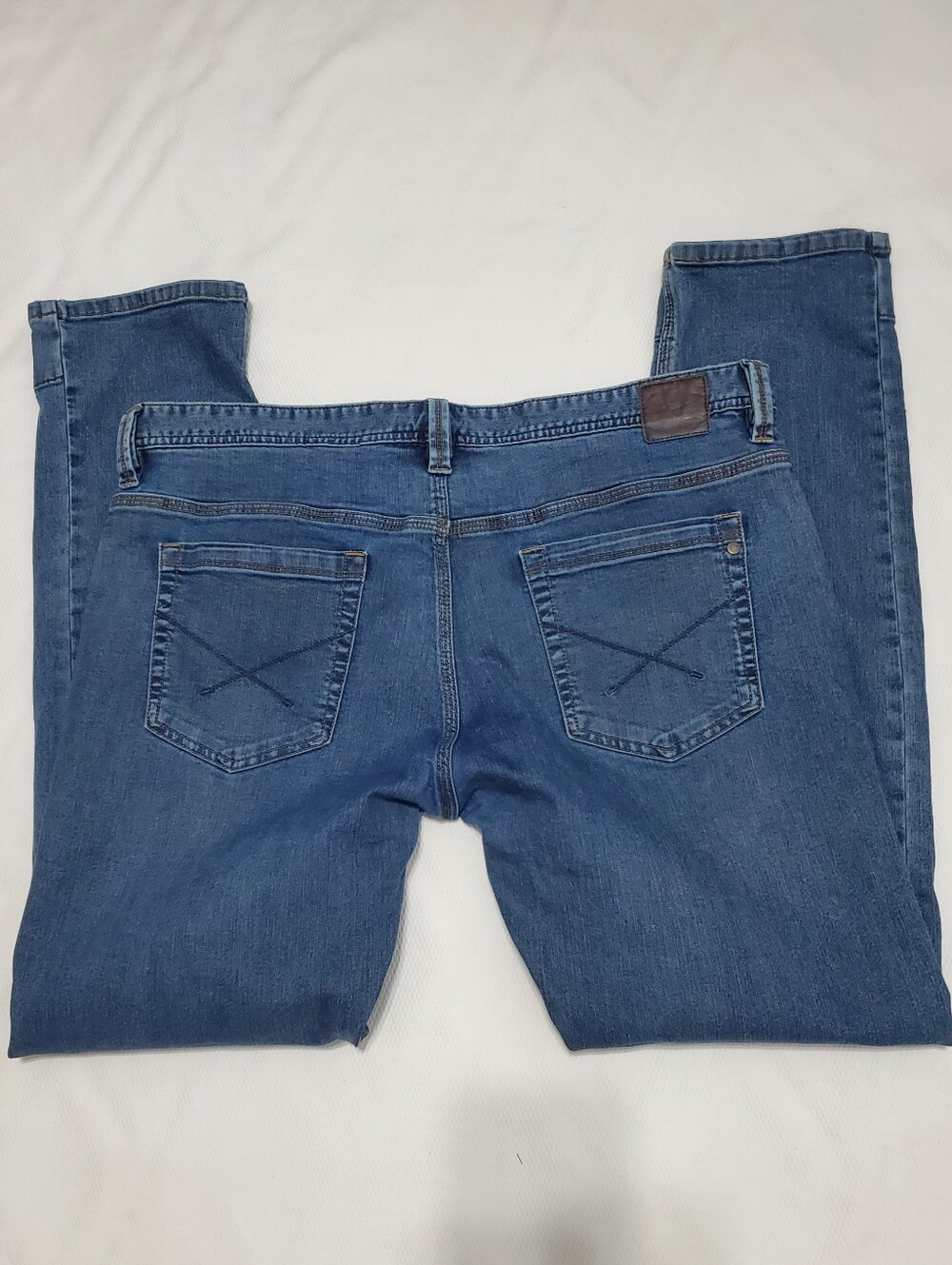 Meridian Line Mens Standard Fit Organic Cotton Blend Jeans 36" Waist - Picture 10 of 11